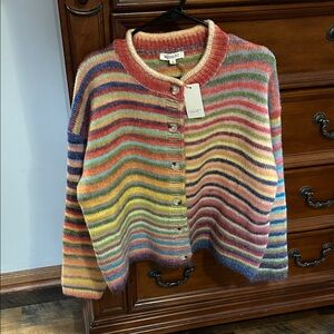 Wishlist Colorful Striped Women's Sweater